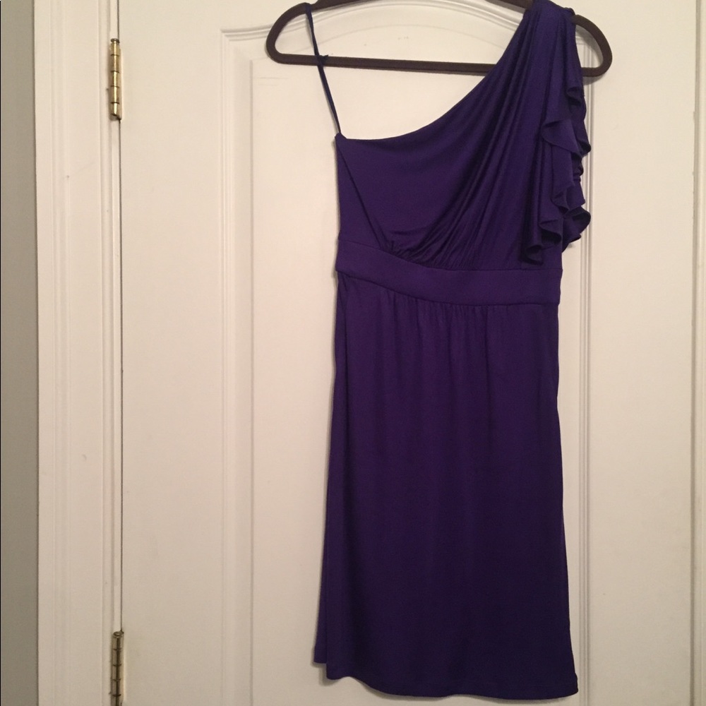 Laila Azhar asymmetrical ultraviolet dress